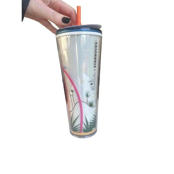 NWT Starbucks Manuela Guillen Sun Topper Venti Tumbler Multicolor Size 24oz - Picture 5 of 5